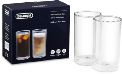 DELONGHI lot de 2 verres cold brew big