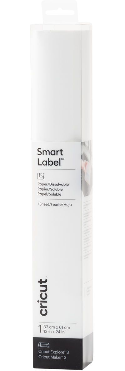 CRICUT Papier autocollant dissoluble blanc