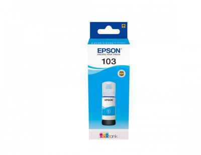 Cartouche d'encre EPSON Bouteille d'Encre Ecotank 103 Cyan - C13T00S24A