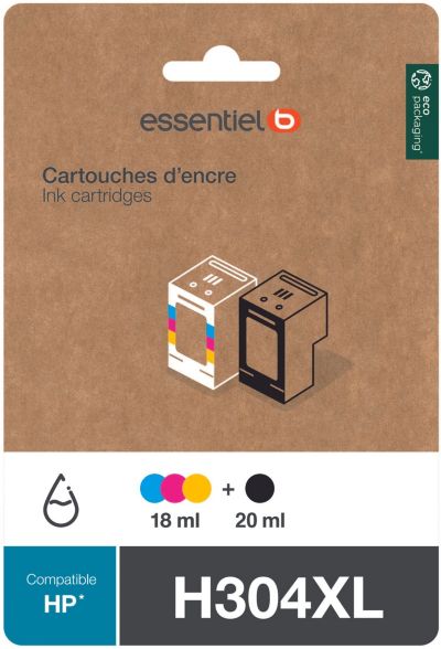 ESSENTIELB H 304 XL noir + 3 couleurs