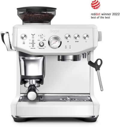 SAGE APPLIANCES the barista express impress blanc sel de
