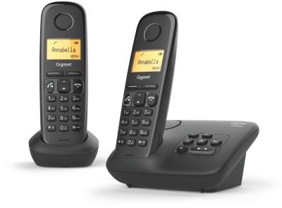 Téléphone sans fil GIGASET A270A DUO NOIR