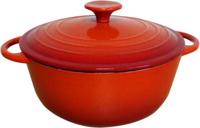 BAUMALU fonte emaillee et couvercle 3L 24 c