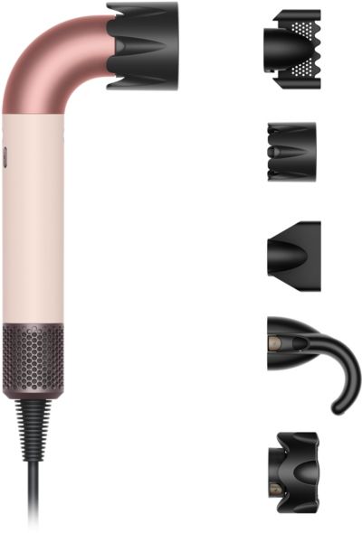DYSON Supersonic R cheveux raides à ondulés rose céramique