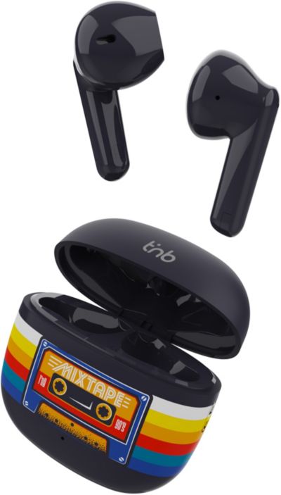 Ecouteurs TNB TAPE noir avec boitier de charge