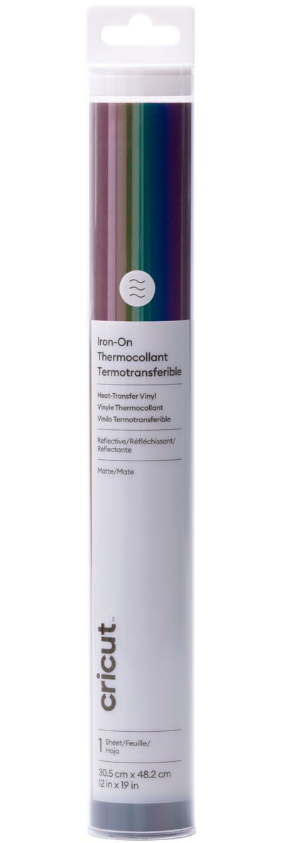 CRICUT Thermocollant reflechissant  Arc en ciel