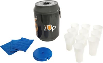 BEER UP Portable avec 10 verres + accessoires