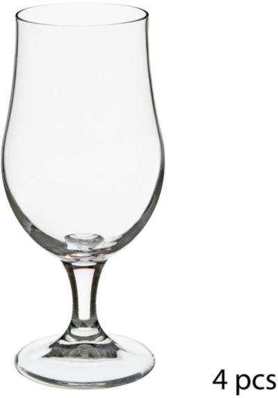 SECRET DE GOURMET 4 verres a Biere sur pied 25cl