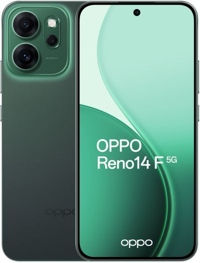 Smartphone OPPO Reno 14 F 256Go Vert Lumineux 5G