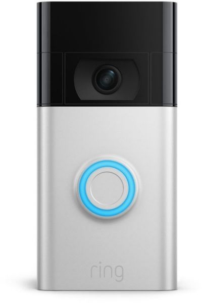RING Video Doorbell   Satin Nickel Slim