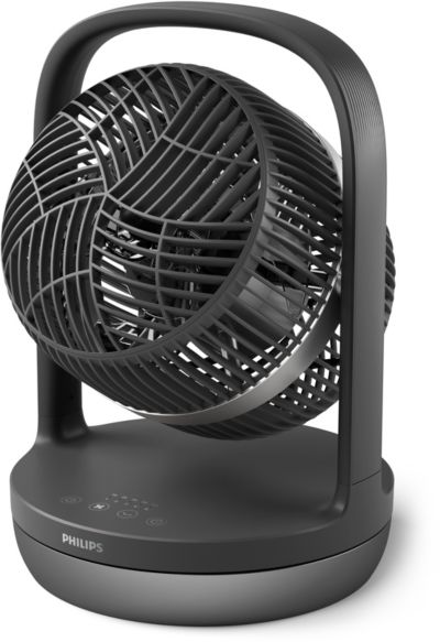 Ventilateur PHILIPS CX3050/01 Série 3000, silencieux 23 db, Noir