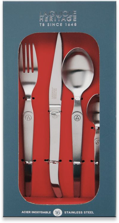 Ménagère LAGUIOLE HERITAGE TB 16pcs intuition satine