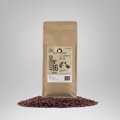 Café en grain LE FOU DU GRAIN Honduras 1Kg