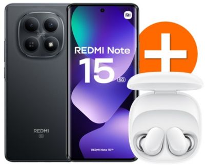 Smartphone XIAOMI Pack Redmi Note 15 256Go 5G + Coque + Buds6 Play