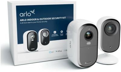 Caméra de surveillance ARLO Essential ouutdoor 2K + Indoor 2K