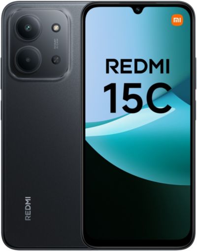 Smartphone XIAOMI Pack Redmi 15C 256Go Noir4G+Buds6Active