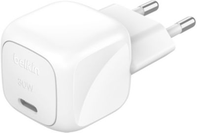 Chargeur BELKIN 30W USB charge rapide PPS Blanc