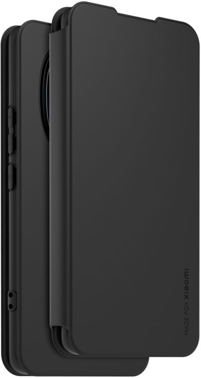 Etui avec cordon MADE FOR XIAOMI Redmi Note 15 4G/5G Noir + dragonne
