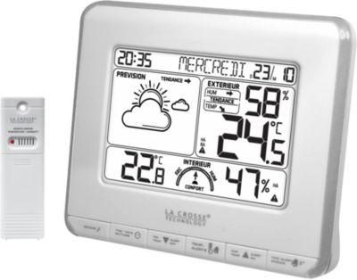 LA CROSSE WS6818 Blanc/Argent