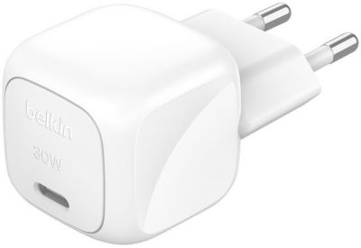 Chargeur BELKIN 30W USB charge rapide PPS Blanc