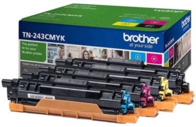 BROTHER Pack TN243CMYK Cyan Magenta Jaune Noir