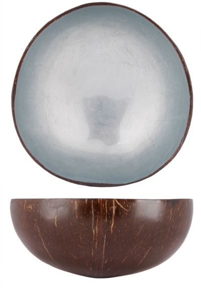 NOYA coco feuille gris bleu metallique