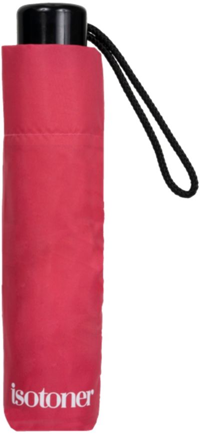 Parapluie ISOTONER 3 sections acier Rose