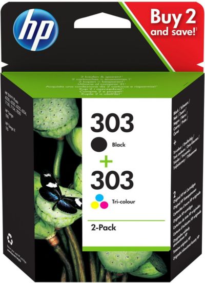 Cartouche d'encre HP 303 noire + 3 couleurs