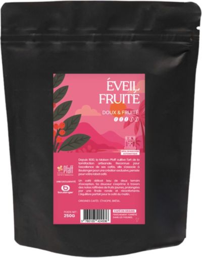 Café en grain PFAFF 250G Eveil fruité - Intensité 3