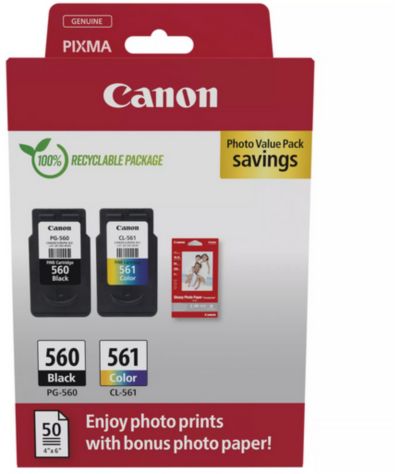 CANON PG560/CL561 + Papier