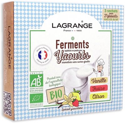 LAGRANGE BIO arome Vanille Fraise Citron