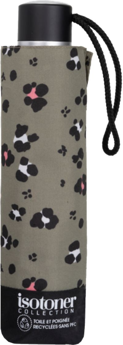 Parapluie ISOTONER 3 sections acier Leopard