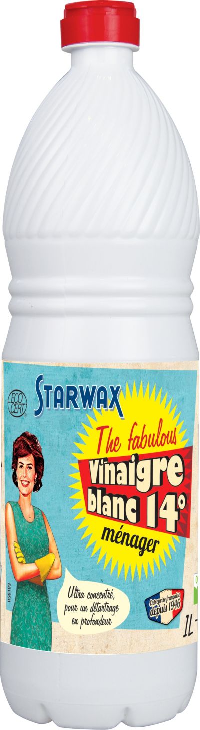STARWAX THE FABULOUS vinaigre blanc naturel 1L