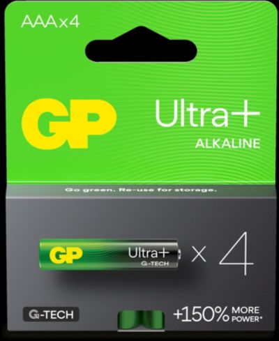 Pile GP ULTRA PLUS 4 Piles AAA LR03