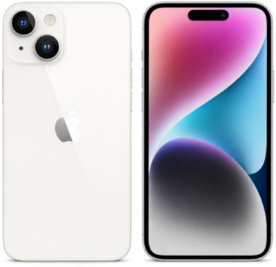 Smartphone APPLE iPhone 14 Blanc 128Go Batterie Neuve