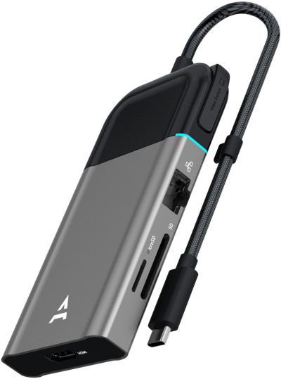 ADEQWAT Hub  USB-C / multiports 8 en 1