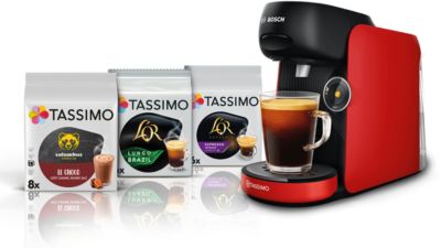 Tassimo BOSCH FINESSE TAS163E noir + 3 packs de T- Dis