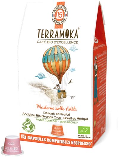 TERRA MOKA x15 ADELE compostables