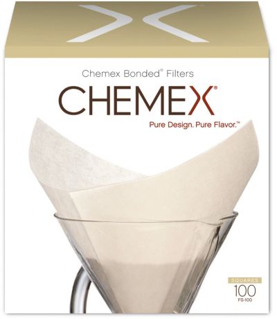 Filtre à café CHEMEX blancs x100 pour cafetiere 6/10 tasses