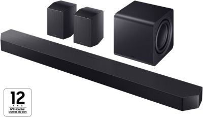 Barre de son SAMSUNG HW-Q995H - Dolby Atmos, Bluetooth, avec caisson sans fil