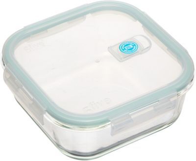 Boîte hermétique 5FIVE carrée Clipeat 1.18L verre