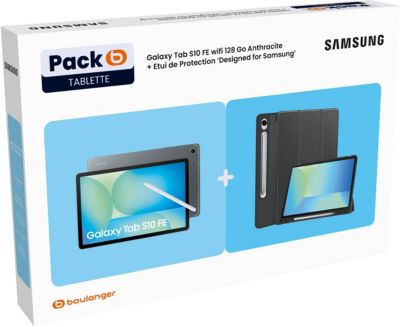Tablette Android SAMSUNG Pack Galaxy Tab S10FE / Etui
