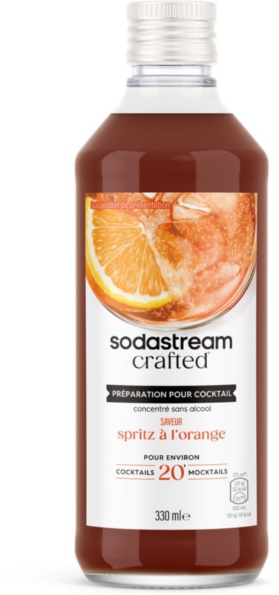 Concentré SODASTREAM mixer saveur Spritz sans alcool 330mL