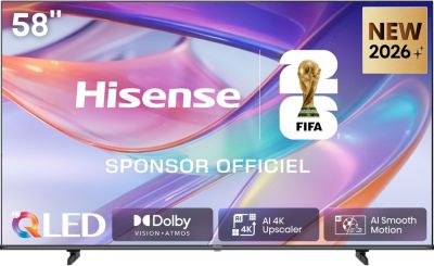 TV QLED HISENSE 58E7S (146cm)