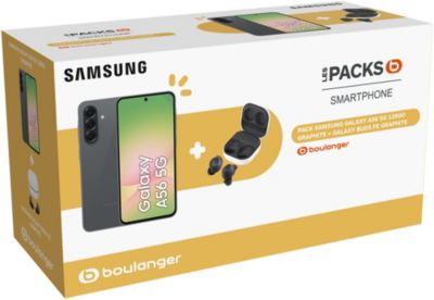 Smartphone SAMSUNG Pack A56 Graphite+Buds FE Noir