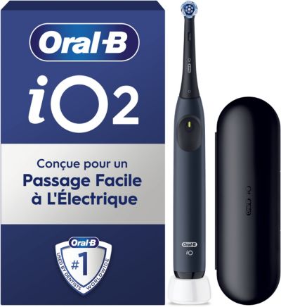 Brosse à dents électrique ORAL-B iO2 Marine Blue Deep Clean + Travel Case