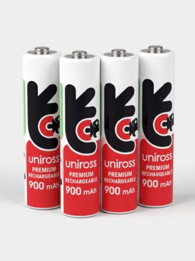 Pile rechargeable ESSENTIELB HR03 AAA 1.2V NiMH 800mAH x4 piles