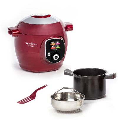 MOULINEX Cookeo Rouge+Spatule Moulinex YY5118FB