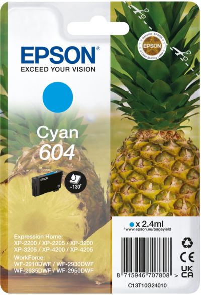 EPSON 604 Serie Ananas Cyan