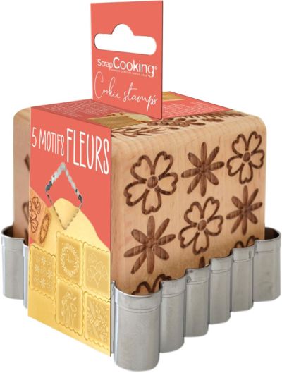 SCRAPCOOKING à biscuit forme fleur + découpoir